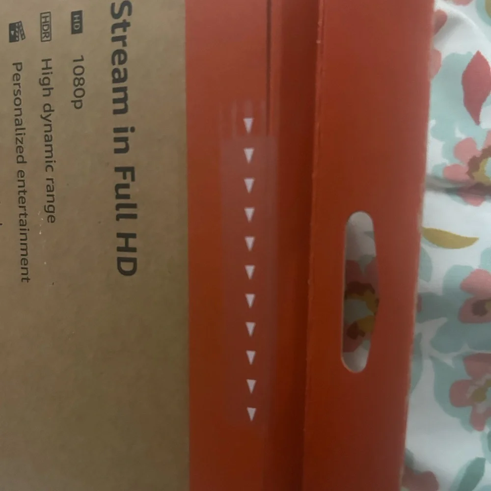 Amazon Streaming Device in Black with Orange Accent Box - Picture 4 of 4